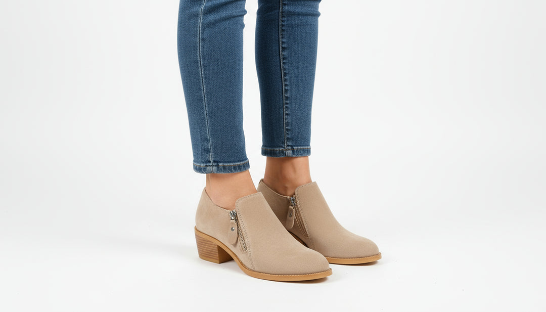 THE ANGELA ZIP-UP BOOTS