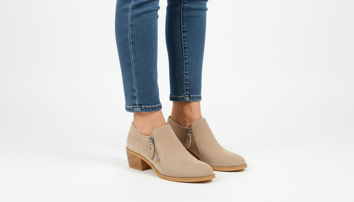 THE ANGELA ZIP-UP BOOTS