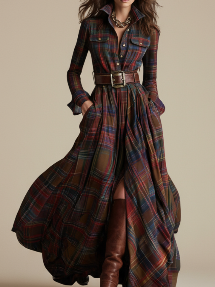 Evelyn | Classic Elegant Shirt Dress