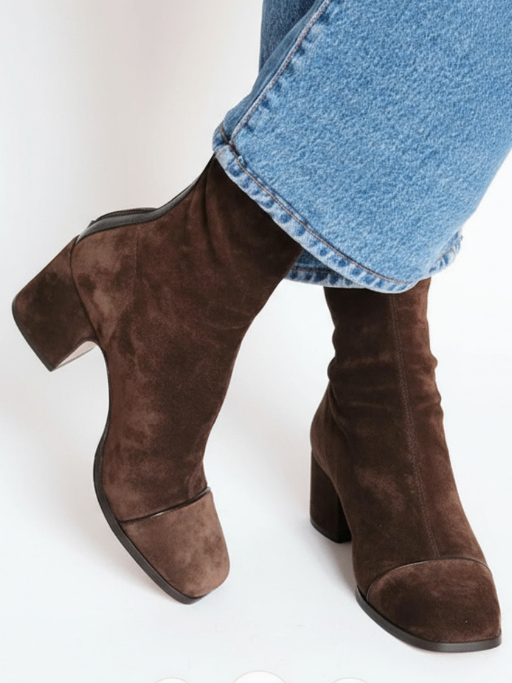 THE AVA COMFORT HEELED BOOTS
