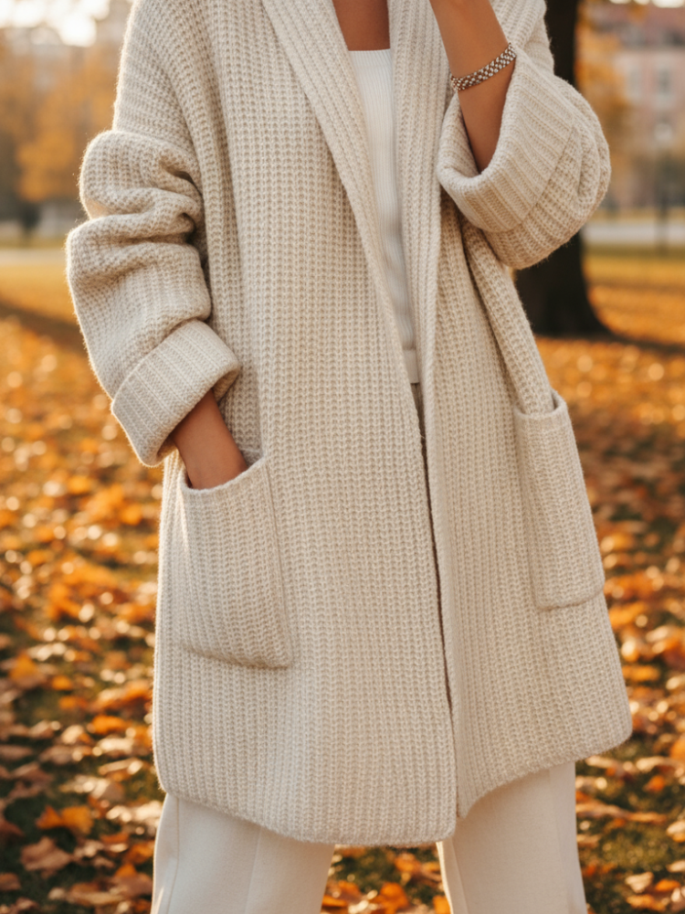 JONEY | KNITTED WOOL CARDIGAN