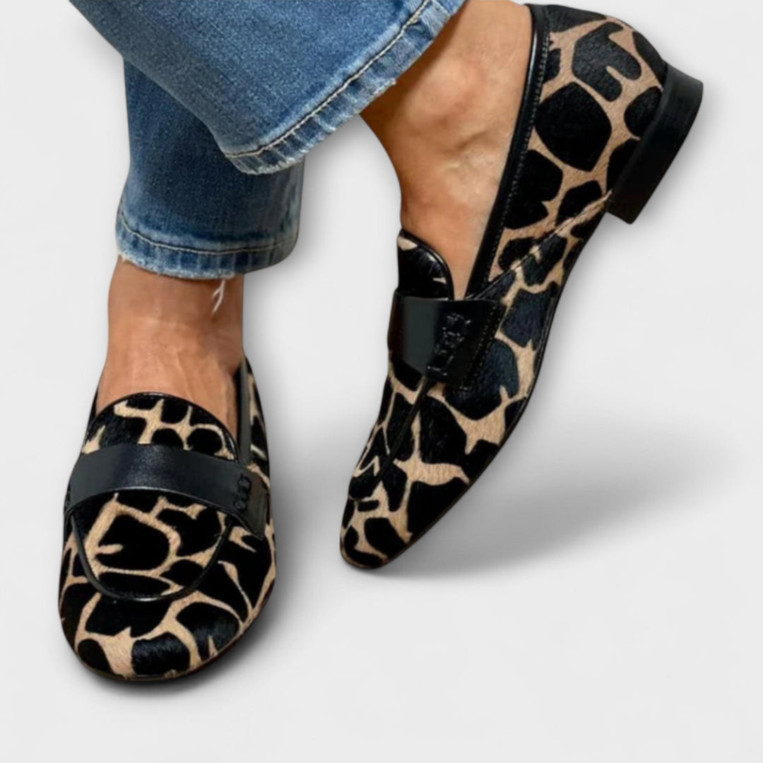 Leonie | Orthopedic Leopard Moccasin