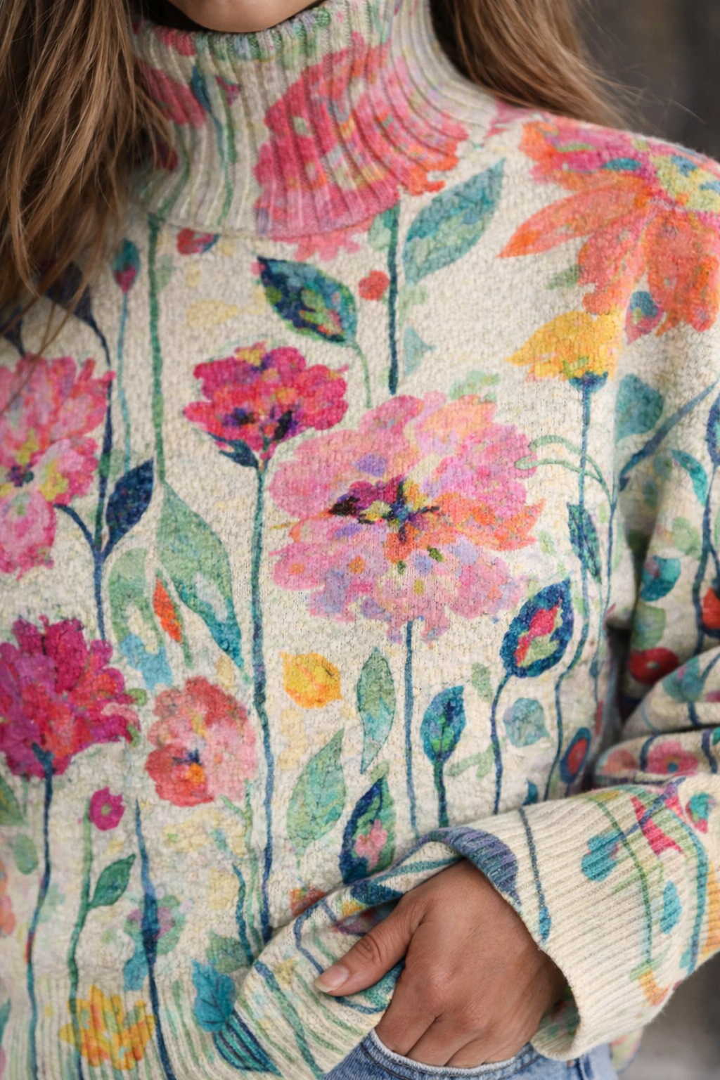 Eliza | Cozy Vintage Turtleneck