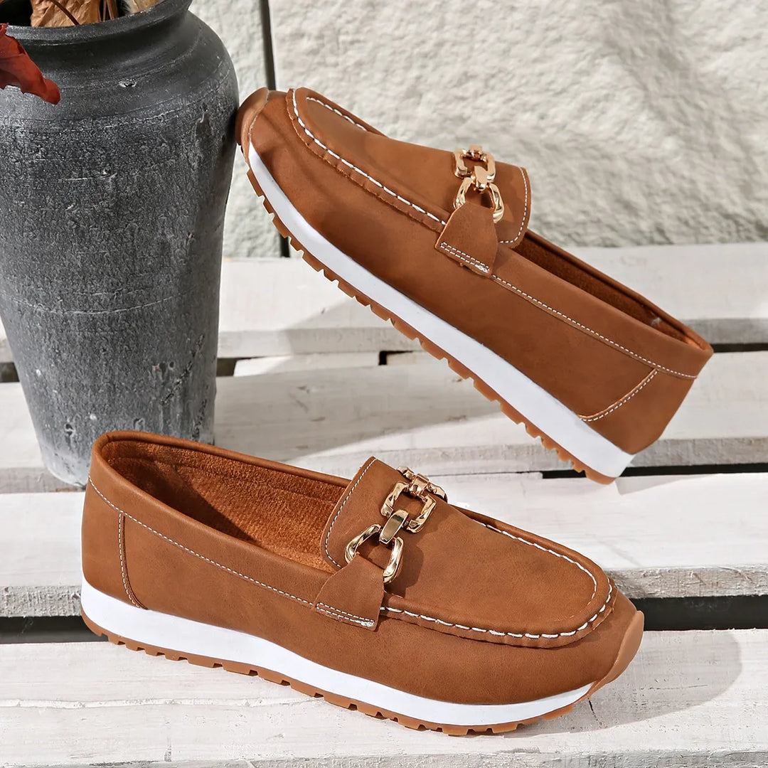 EVI BUCKLE LOAFERS