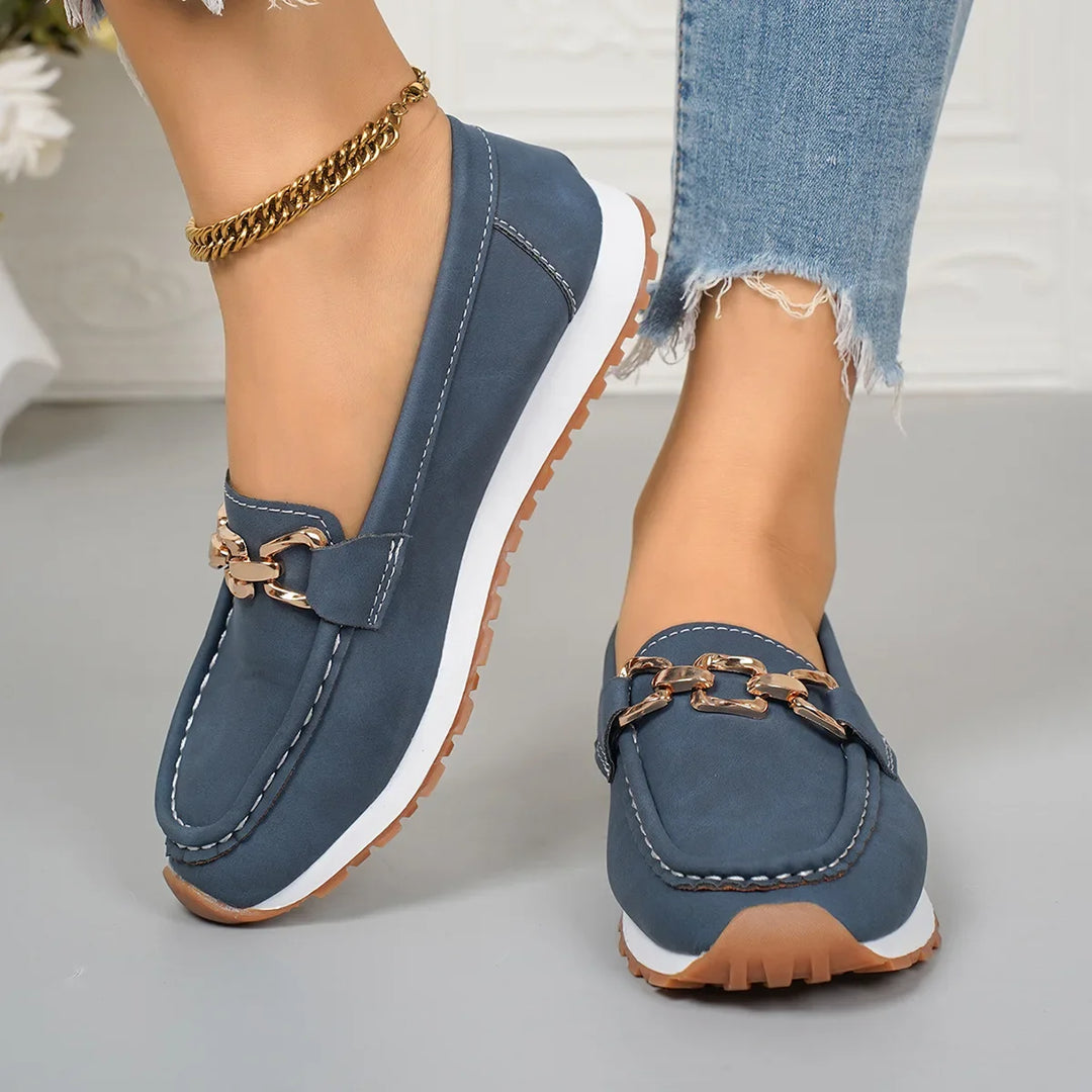 EVI BUCKLE LOAFERS