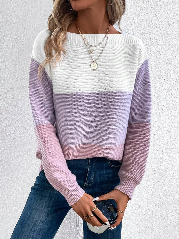 EVELYN | ELEGANT COLOR SWEATER