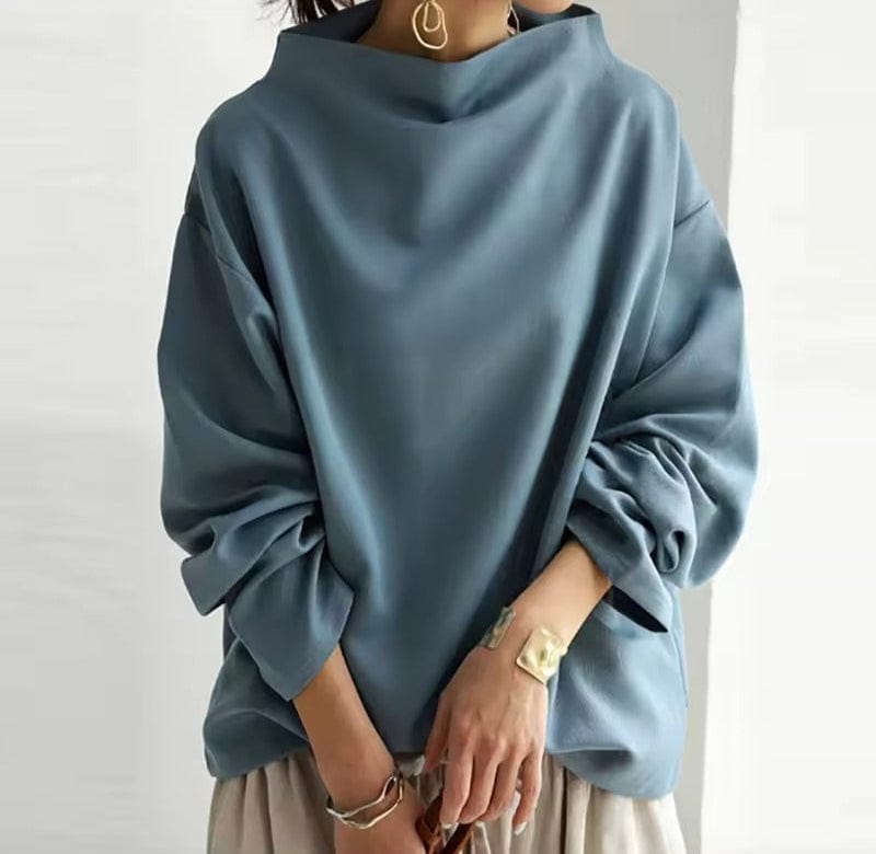 THE ELLY HIGH NECK CASUAL TOP