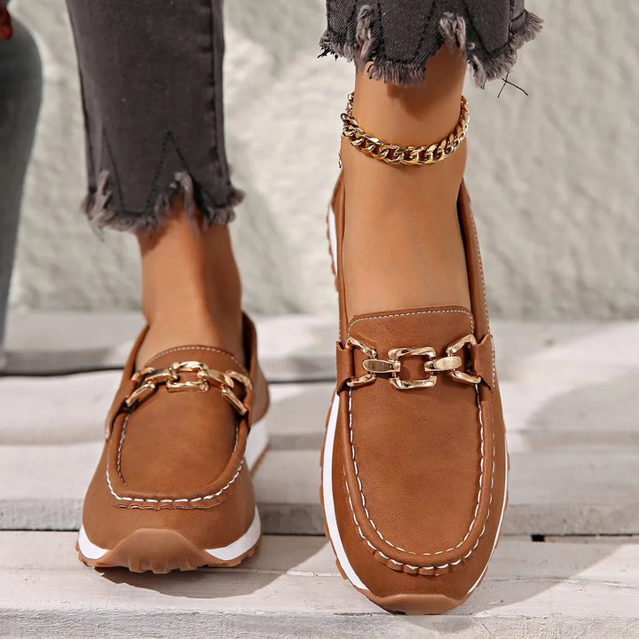 EVI BUCKLE LOAFERS