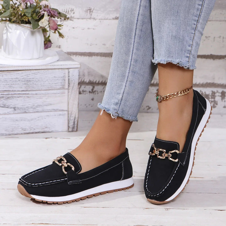 EVI BUCKLE LOAFERS