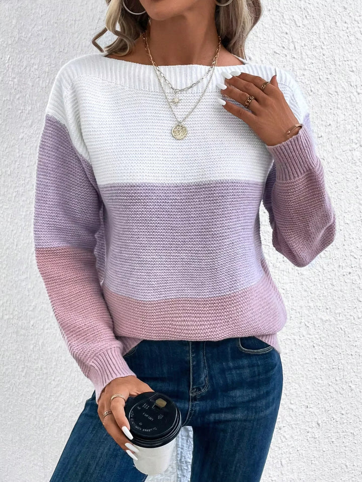 EVELYN | ELEGANT COLOR SWEATER