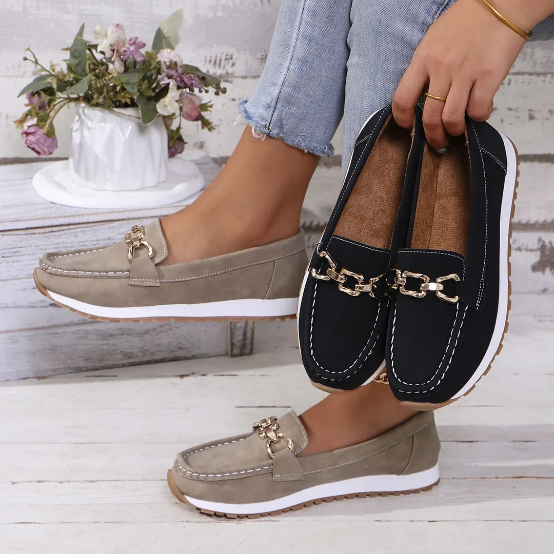 EVI BUCKLE LOAFERS