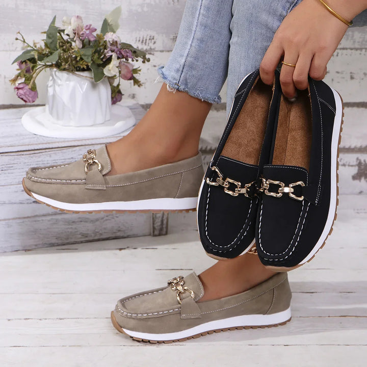 EVI BUCKLE LOAFERS