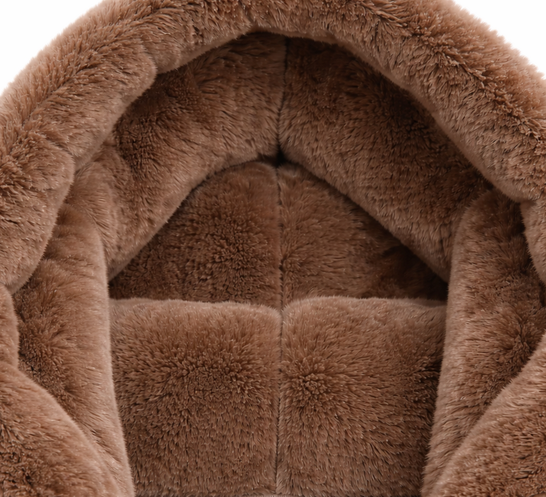 NORAH™ | Warm Hooded Teddy Coat