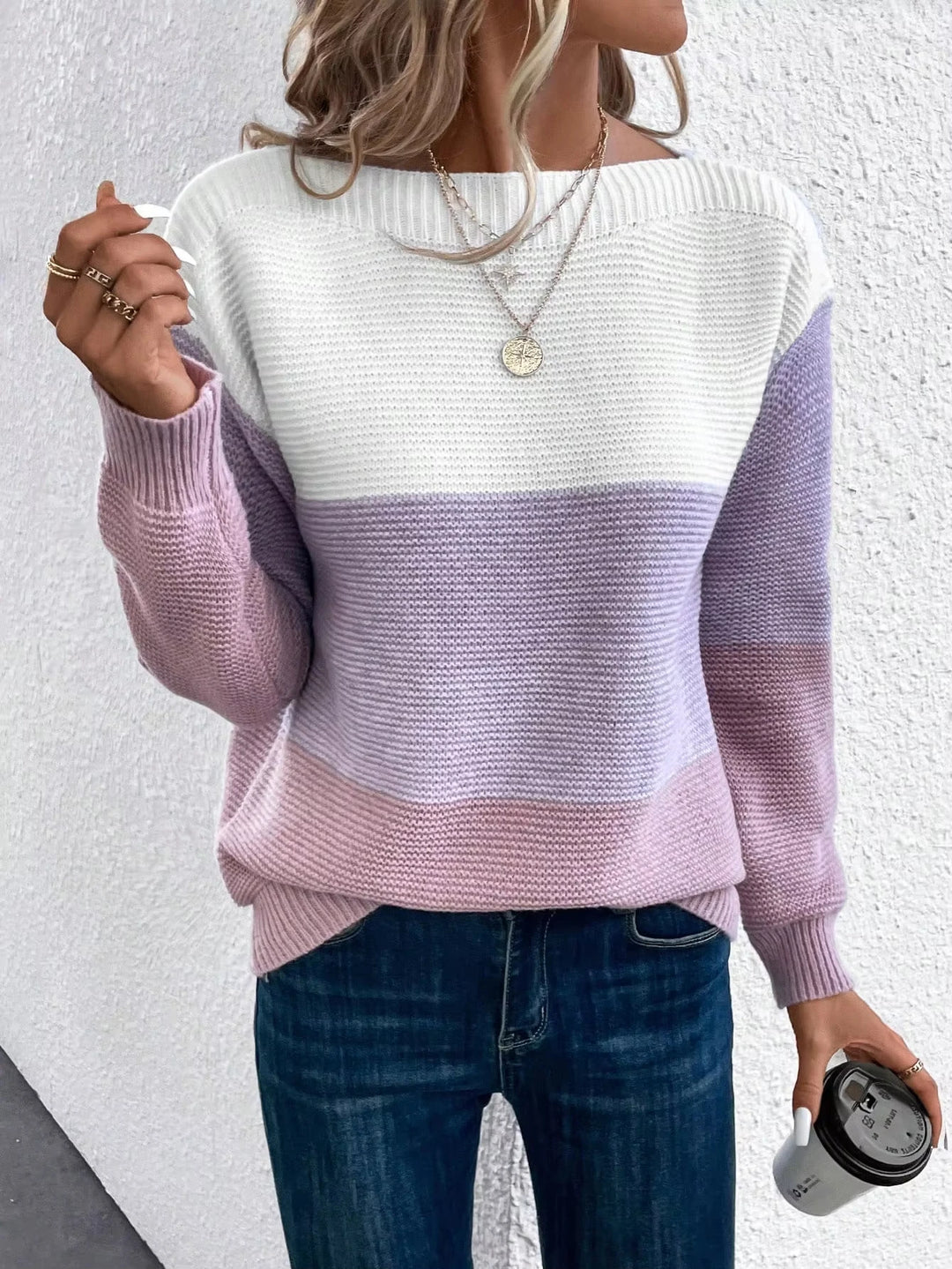 EVELYN | ELEGANT COLOR SWEATER