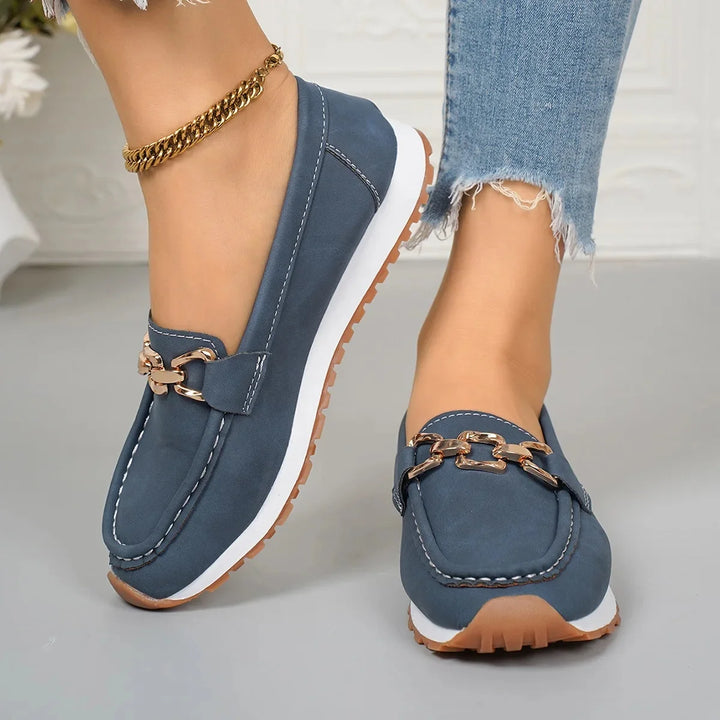 EVI BUCKLE LOAFERS
