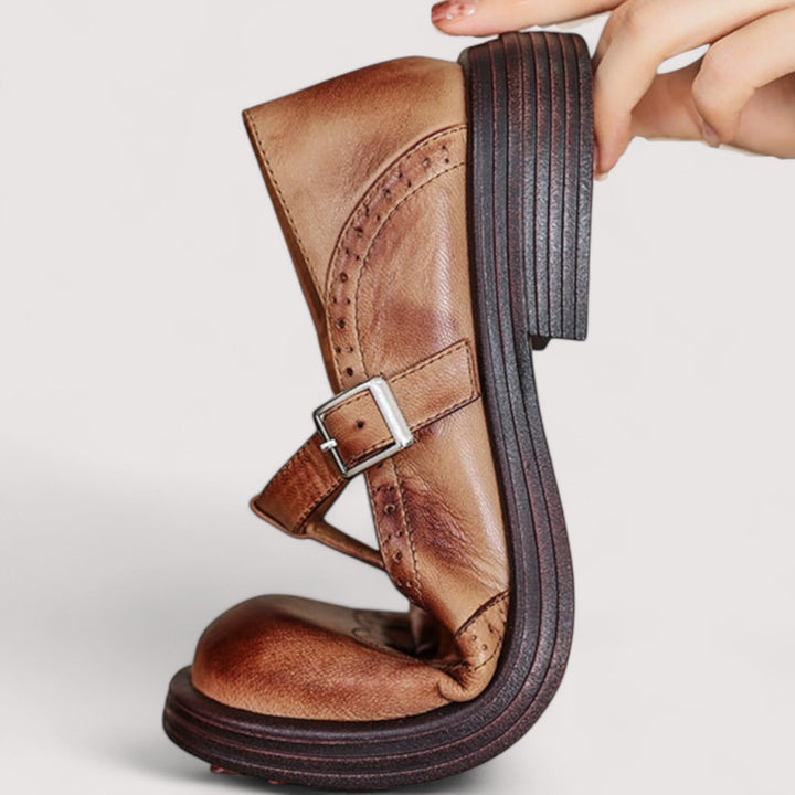 Louisa | Orthopedic Leather shoes